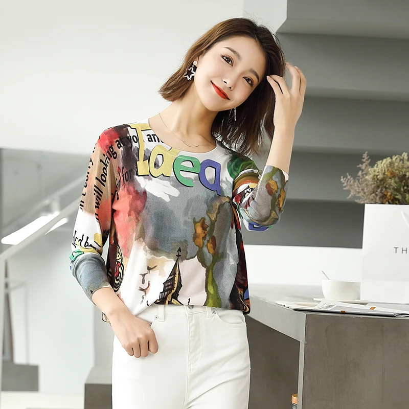 2020 Роскошные брендовые осенне-зимние свитера пуловеры вязаные женские