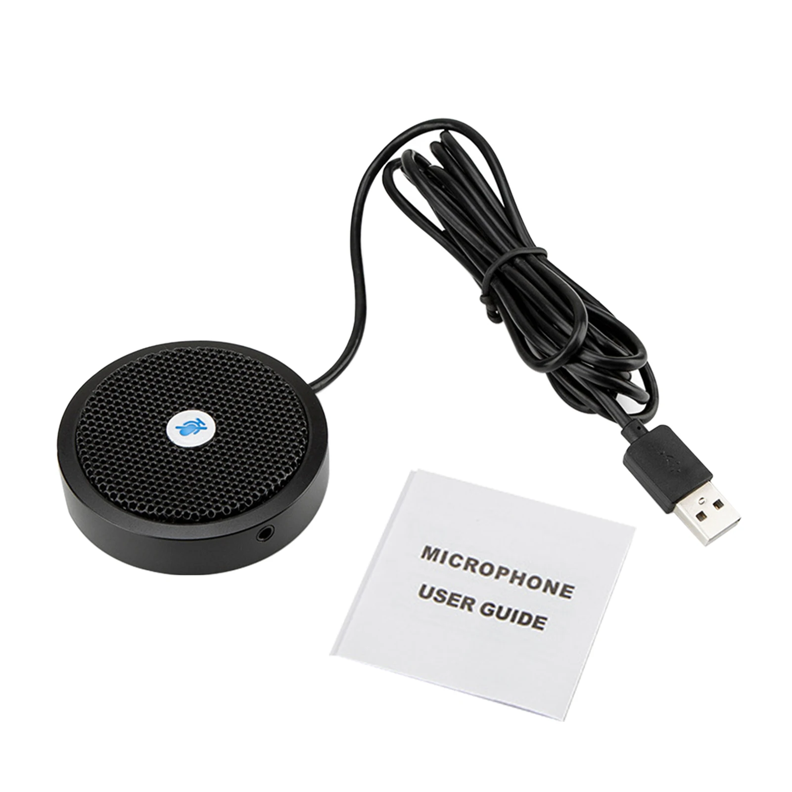 

Gaming High Sensitivity With Mute Video Meeting Chatting USB Conference Microphone 360 Degree Omnidirectional PC For Computers