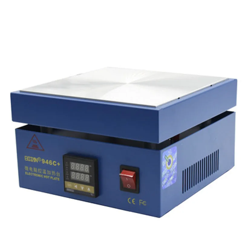 UYUE 946C 110/220V 850W Electronic Hot Plate Preheat Preheating Station 200x200mm for PCB SMD heating work. | Инструменты
