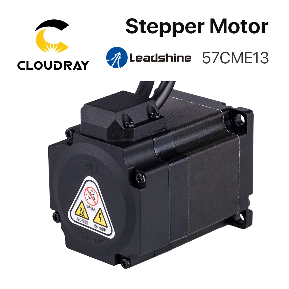 Шаговый двигатель Leadshine Nema 23 (57CME13) с замкнутым контуром 1 3 нм 4 а 74 мм кодировщиком