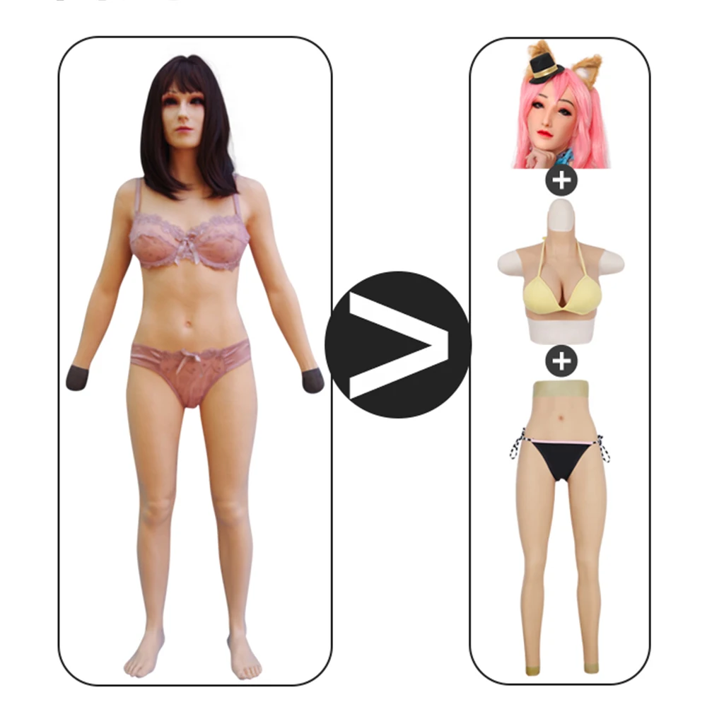 

Женская силиконовая маска для косплея