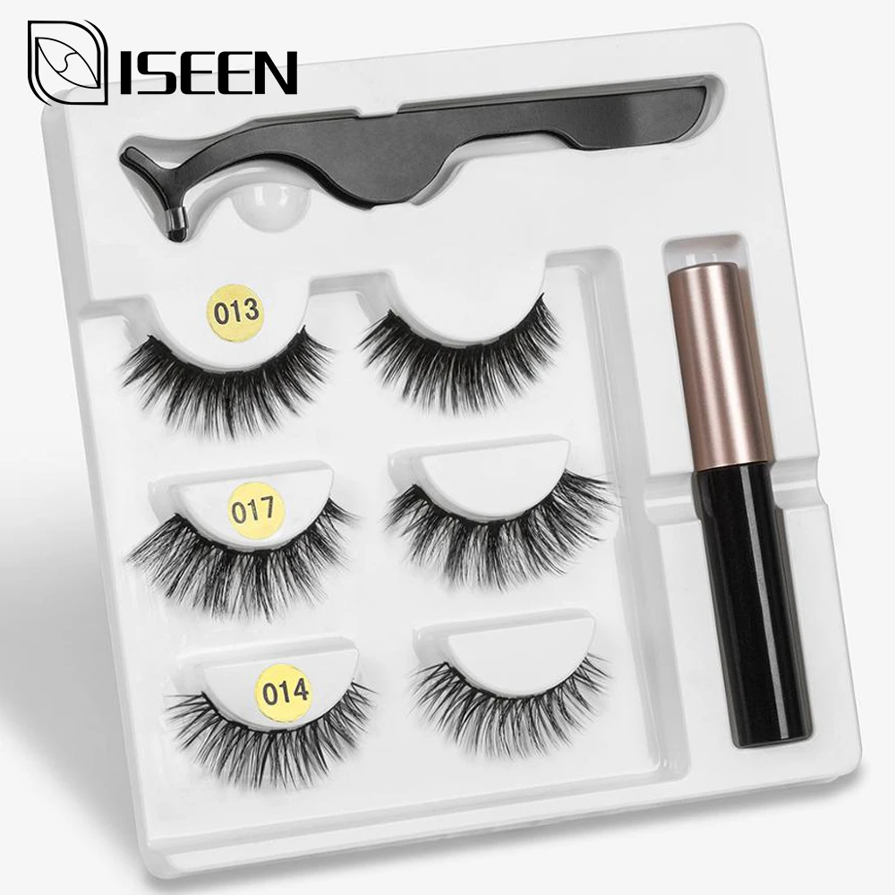 3 шт. магнитный жидкий карандаш для глаз магнитные накладные ресницы и пинцет