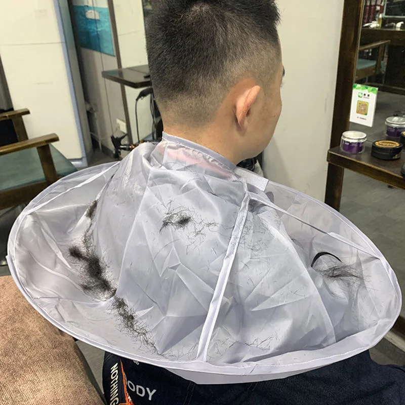 

New Barber Cape Cloak Salon Hair Cutting Trimming Cover Haircut Tool Household DIY Hair Cutting Shave Apron Gown Cloth Unisex