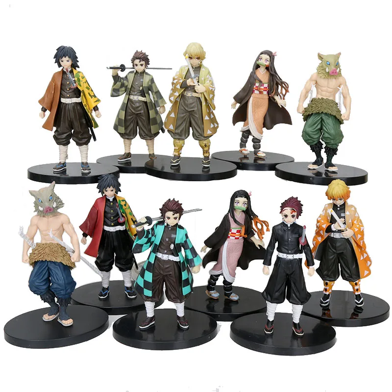 Фигурка аниме модель рассекающий демонов киметасу No Yaiba Kamado Tanjirou Agatsuma Zenitsu Hashibira