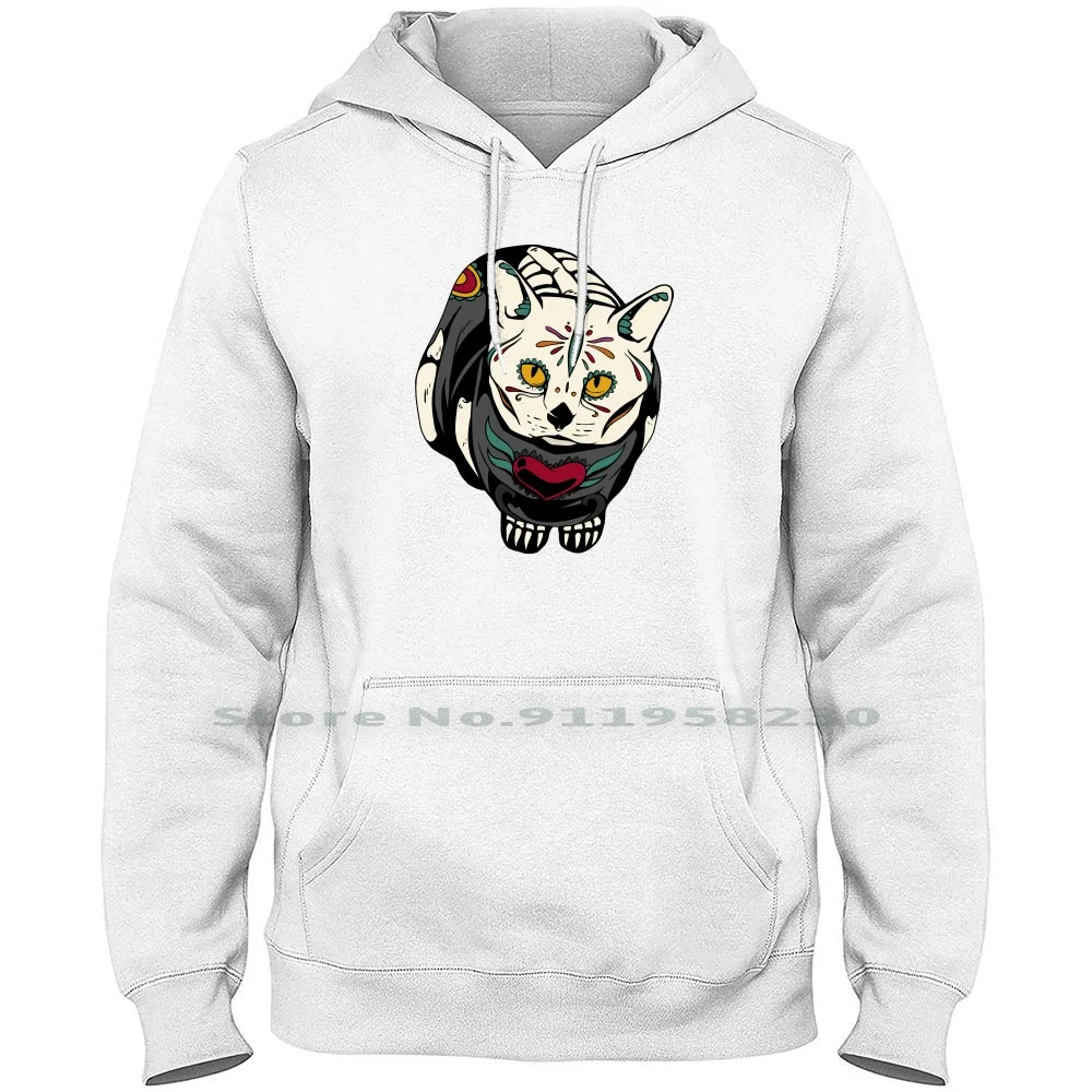 

Dead Cat Day Meowtos Men Women Hoodie Sweater 6XL Big Size Cotton Cartoon Movie Comic Tage Meow Game Day Age To Ny Me Funny