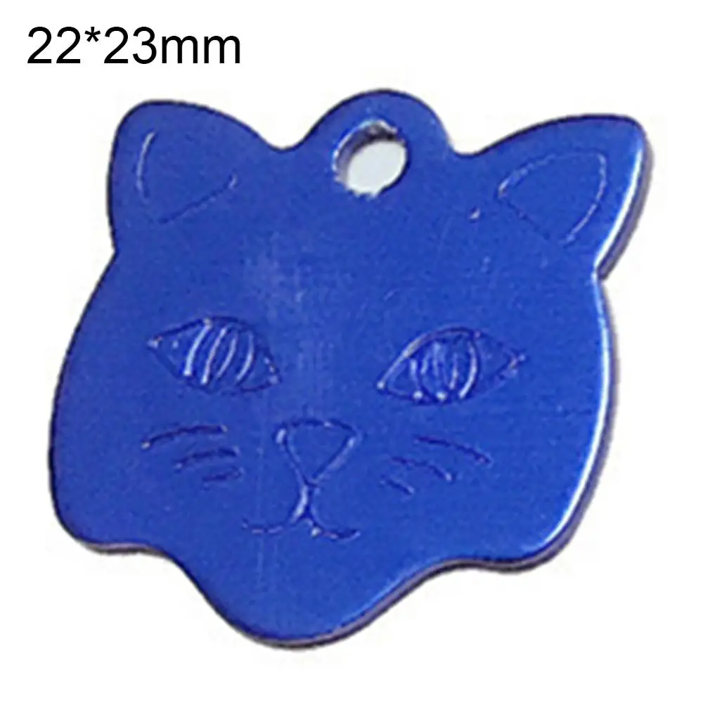Wholesale Dog Collars ID Tag Nameplate Bone/Heart/Cat Shape Engraved Pet Cat Identification Collar Tel Sex Nam | Дом и сад