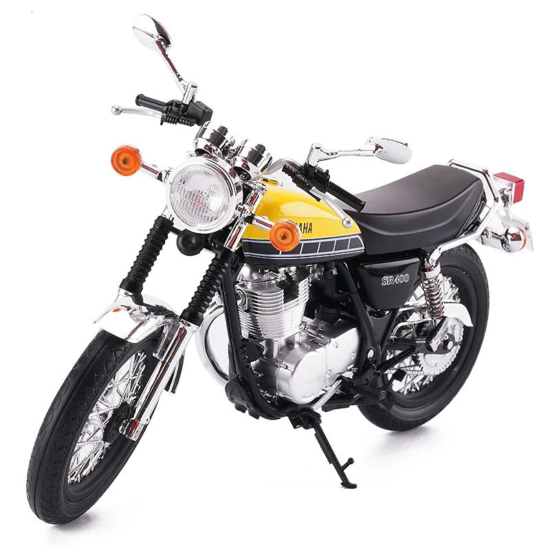 1:12 новый Sr 400 500 мотоцикл Сплав ABS локомотив детские игрушки коллекция дисплей