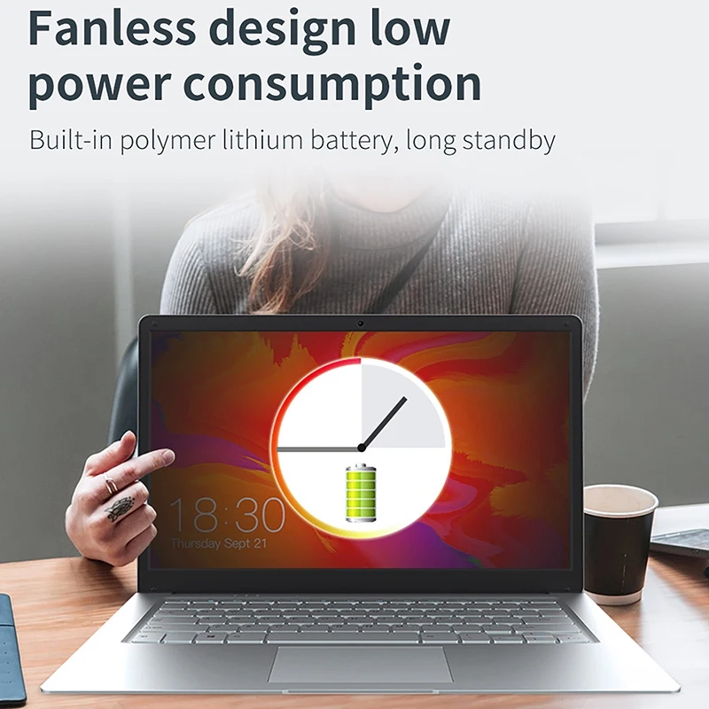 Jumper EZbook S5 ультратонкий ноутбук экран 14 0 дюймов четырёхъядерный 8 Гб DDR4 + 256 ГБ
