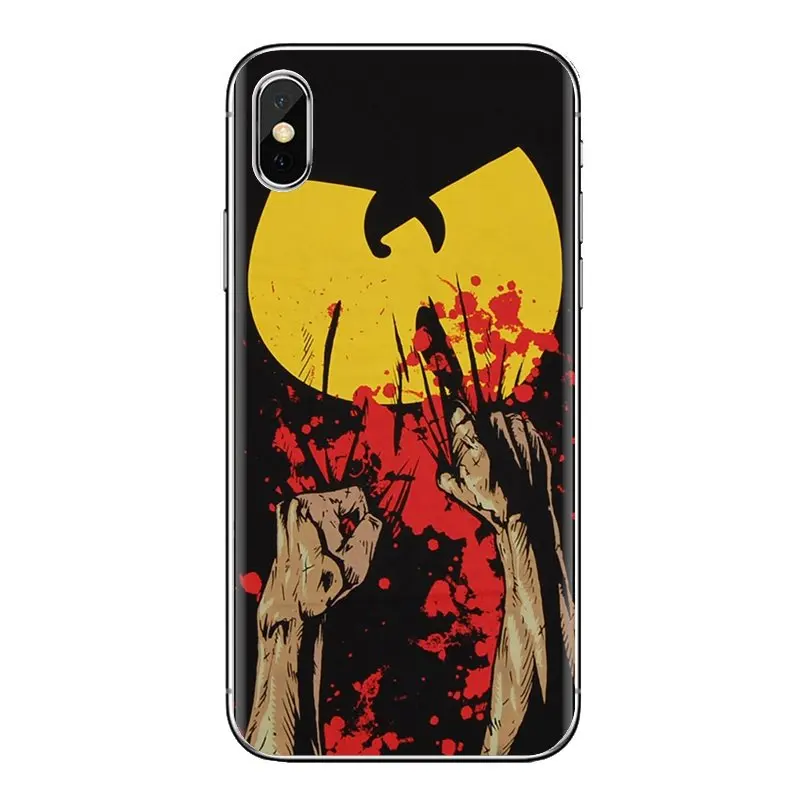 Для iPhone XS Max XR X 4 4S 5 5S 5C SE 6 6S 7 8 плюс samsung Galaxy J1 J3 J5 J7 A3 A5 мешок TPU чехол Wu Tang Clan в стиле