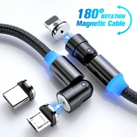 fonken magnetic charging cable 540 degree rotate magnetic cable 180 360 micro usb cable magnet charge charger cable type c cord