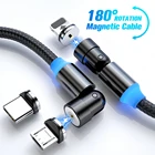 Магнитный кабель FONKEN, Micro USB, 540, 180, с поворотом на 360 градусов