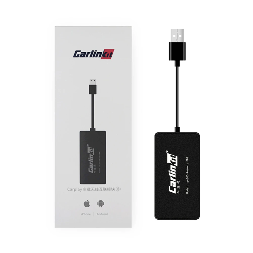 

Wireless Apple CarPlay Android Auto Airpaly Smart Link USB Dongle for Android Music Navigation Player Mirrorlink USB Adapter
