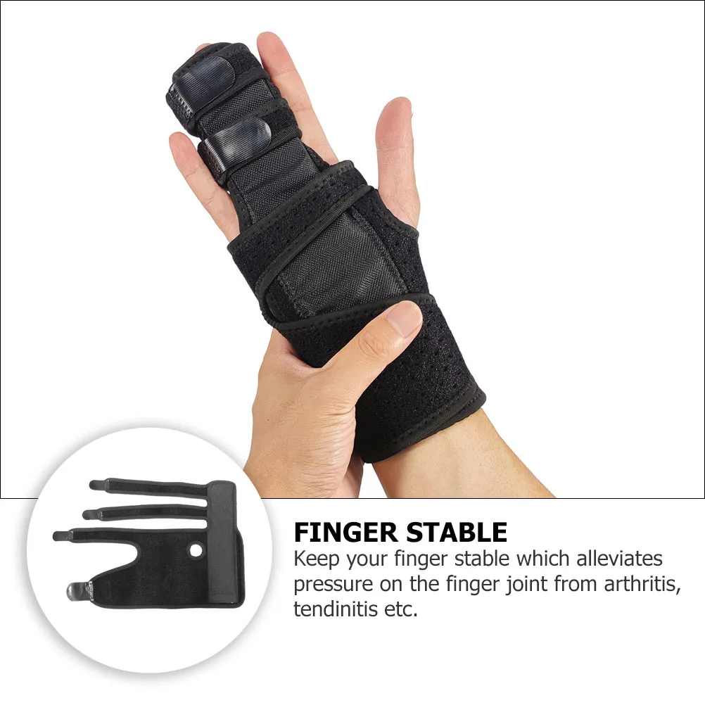 

1Pc Useful Hand Finger Splint Palm Wrist Support Protective Finger Fixing Tool