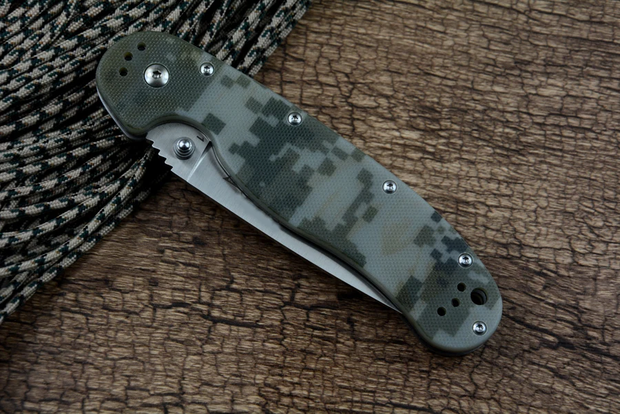 Y-START RAT Модель 1 складной нож для приключений AUS-8 лезвие G10 ручка из углеродного