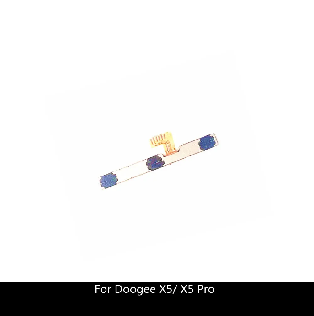 Для Doogee X5 кнопка включения/выключения питания и громкости FPC вверх/вниз гибкий