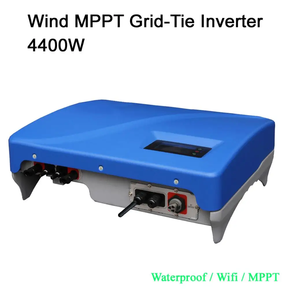 4.4KW(4400 W) ветровая мощность на сетке галстук инвертор Двойной вход MPPT Водонепроницаемый IP65 с Wifi, GPRS опционально