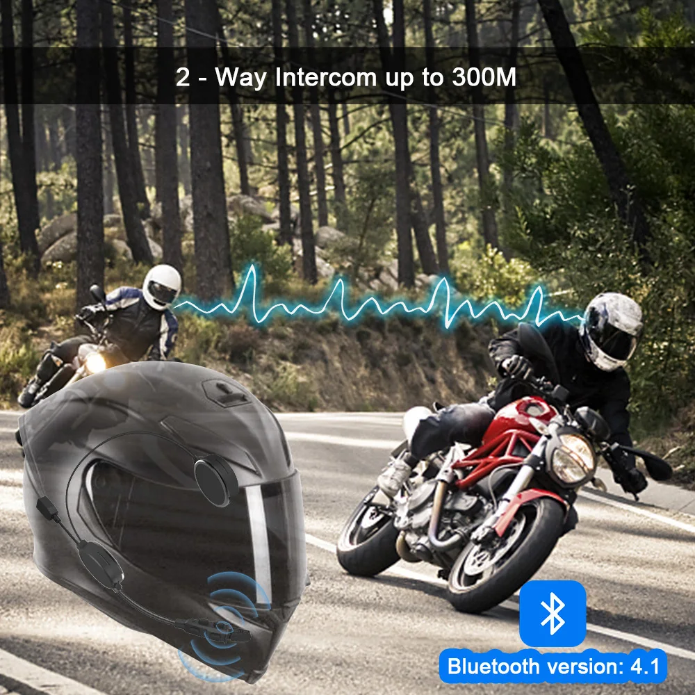 Переговорное устройство EJEAS E300 300 M для мотоциклетного шлема Bluetooth интерком