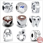 Браслет Pandora женский из серебра 925 пробы, с зажимом