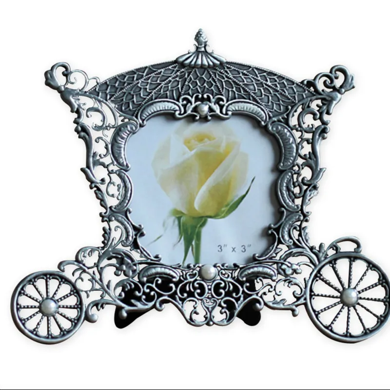 Металлическая винтажная фоторамка Классическая маленькая украшение комнаты