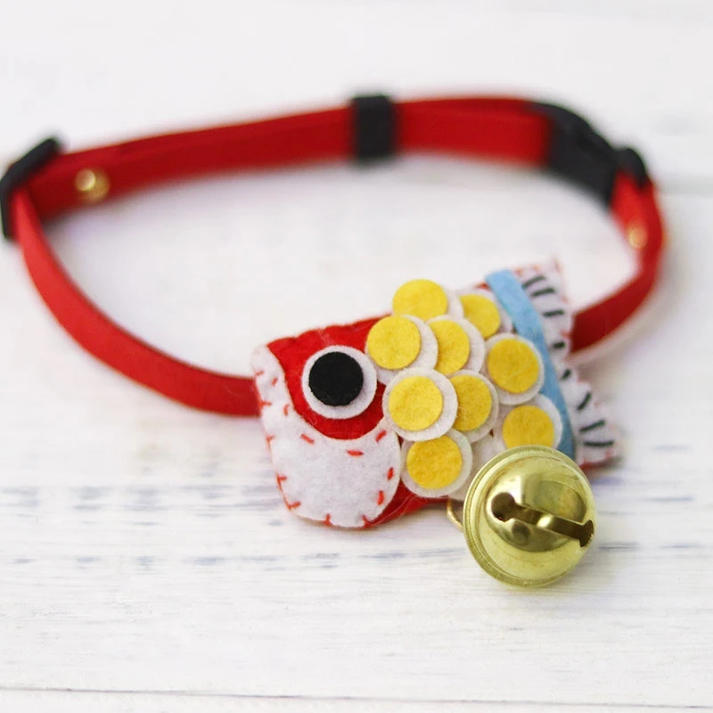 Ожерелье с цветным японским кошачьим воротником милое эластичное ожерелье