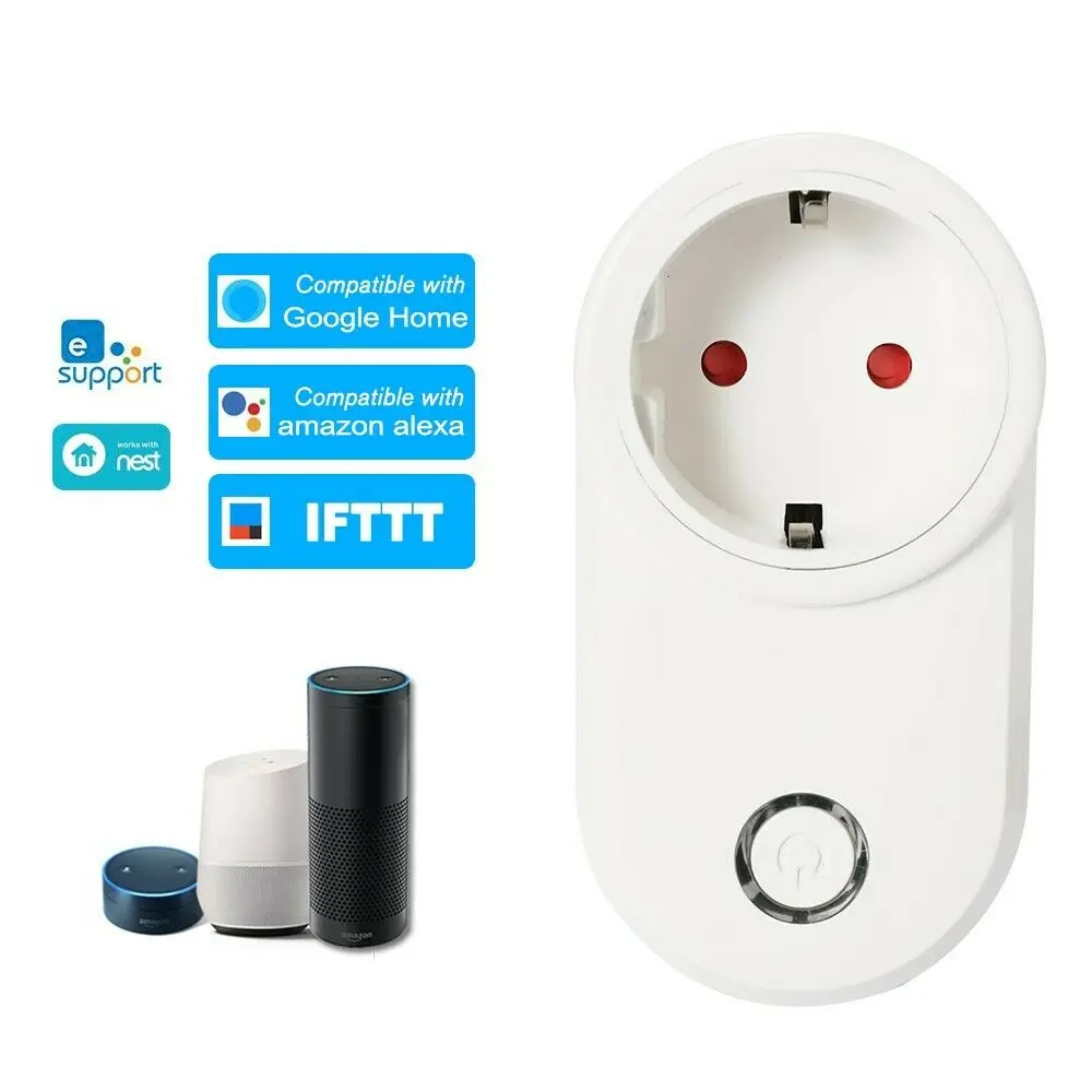 

Mini Smart Wifi Socket Eu Plug Voice App Remote Control Timing Function For A1