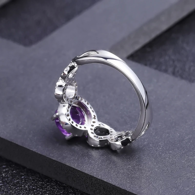 Драгоценный камень балет 1.35Ct круглый натуральный аметистовый драгоченный
