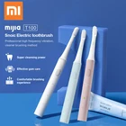 Оригинальная зубная щетка Xiaomi T100, насадки для зубной щетки Mijia T100, электрическая зубная щетка для глубокой чистки полости рта, двухскоростная Чистка
