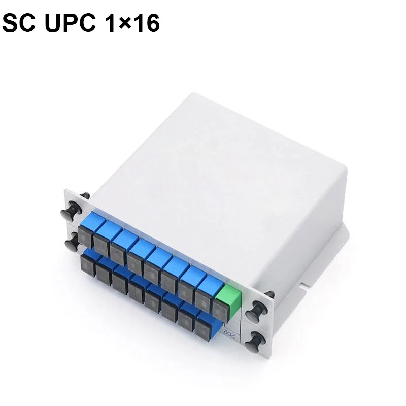 SC APC PLC 1X16 Splitter Fiber Optical Box FTTH PLC Splitter Box with 1X16 Planar Waveguide Type
