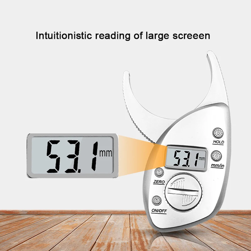 Skin Muscle Tester Scales Digital Measurement Body Fat Caliper Fitness fat Monitors Analyzer Slimming Measuring instruments | Инструменты