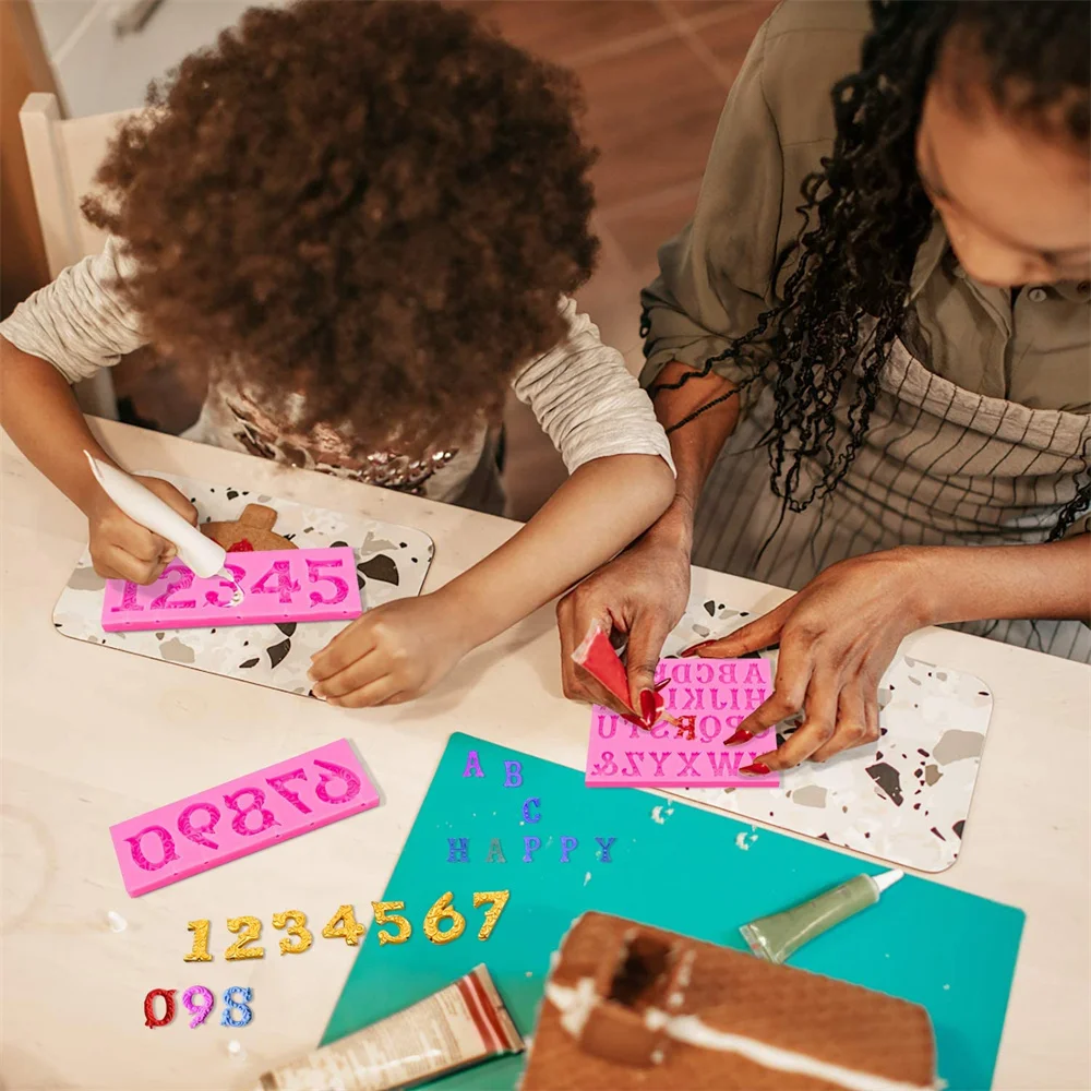 

Силиконовые формы для торта цифровой в форме цифр инструмент для декорирования письмо Fondant (сахарная) для Одежда для свадьбы, дня рождения Д...