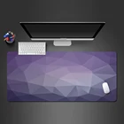 Цветной Оригинальный игровой коврик для мыши на заказ, иллюзорный фиолетовый Настольный коврик для клавиатуры с блокировкой, большой коврик, Очищаемый резиновый коврик