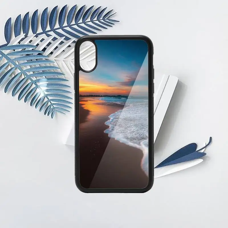 

Sunset view of Bali Ocean Beach Phone Case PC for iPhone 11 12 pro XS MAX 8 7 6 6S Plus X 5S SE 2020 XR