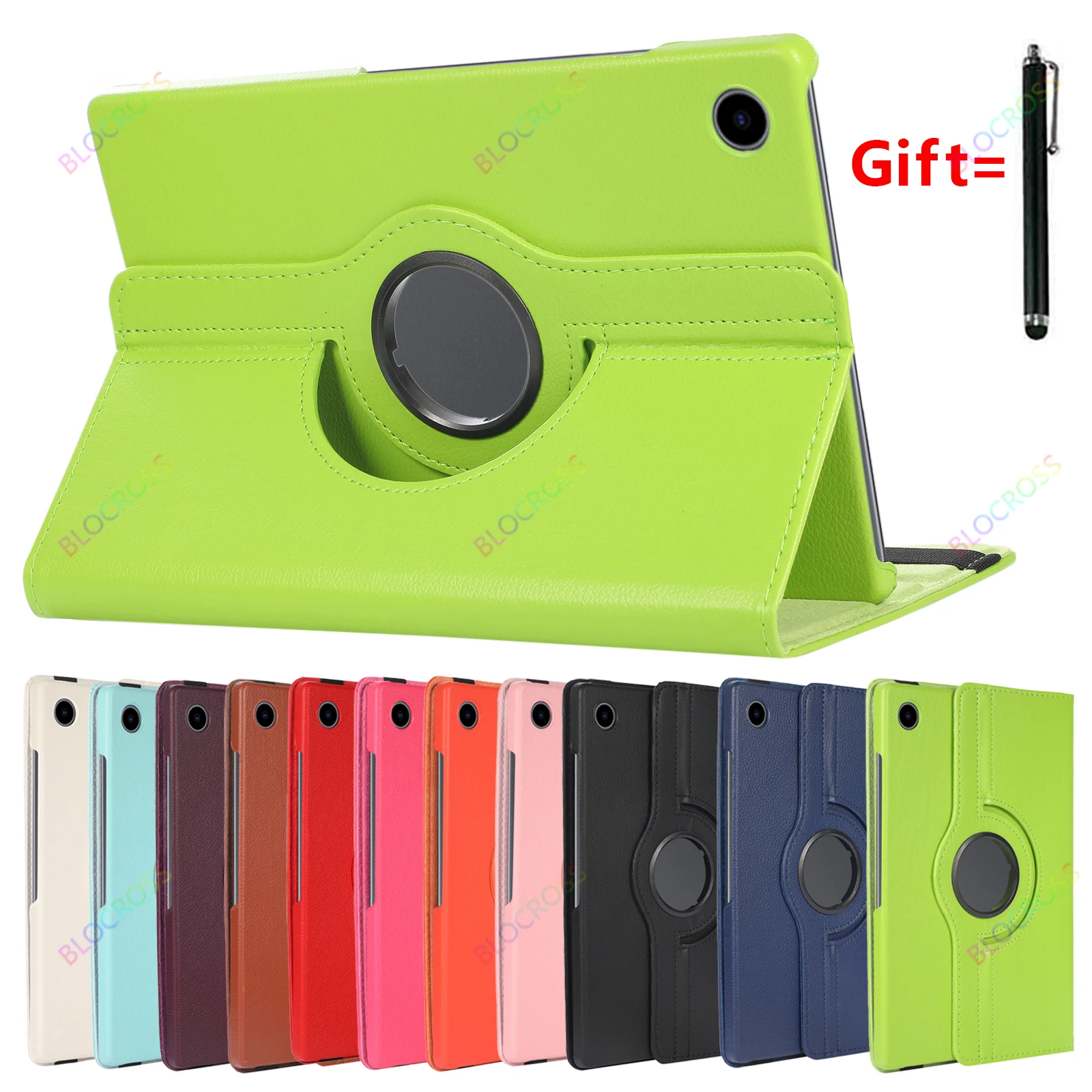 

Умный чехол из искусственной кожи для Samsung Galaxy Tab A8, 360 дюйма, 10,5 дюйма