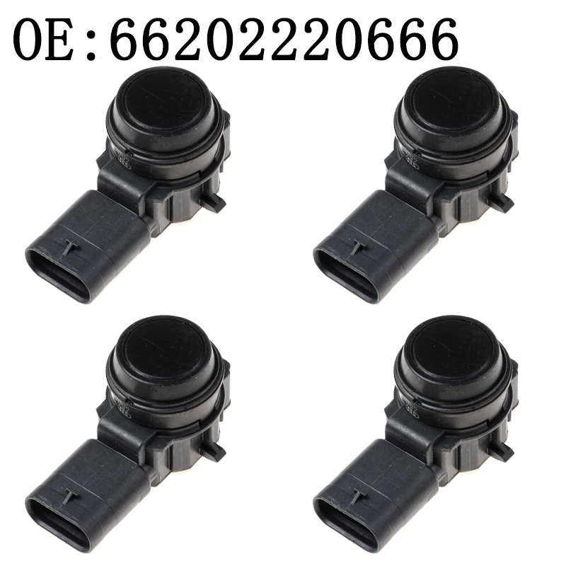 

NEW 4Pcs 66202220666 66209261582 PDC Parking Sensor For BMW 2 Series 228i 14-16 3 Series 320i 11-17 328i 13-15 4 Series 14-16