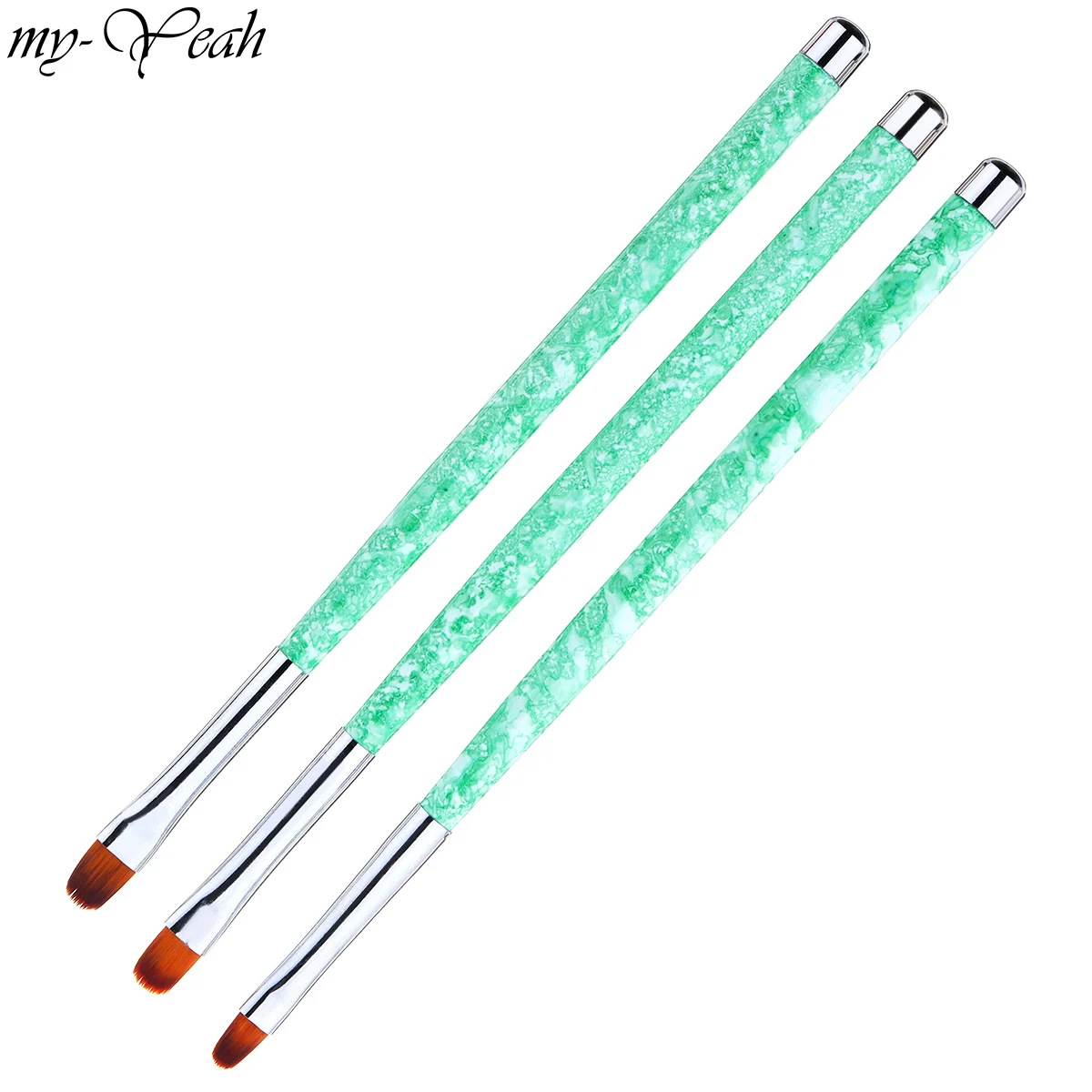 3 шт./компл. дизайн ногтей акриловая УФ гель Расширение строитель Лепесток