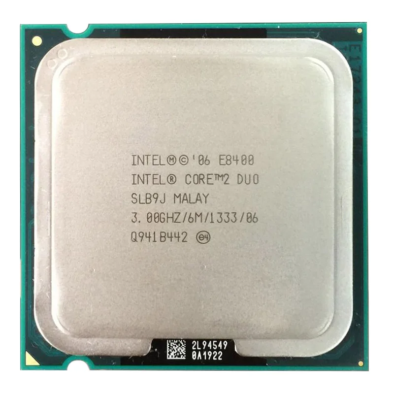 Процессор Intel Core 2 Duo E8400 3 0 ГГц 6 Мб 1333 МГц двухъядерный разъем 775 процессор
