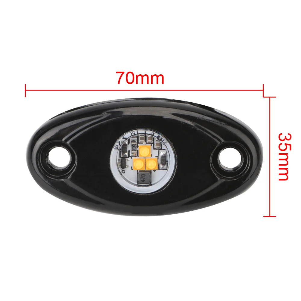 4 стручки светодиодные рок огни неоновые автомобильные грузовые лодки