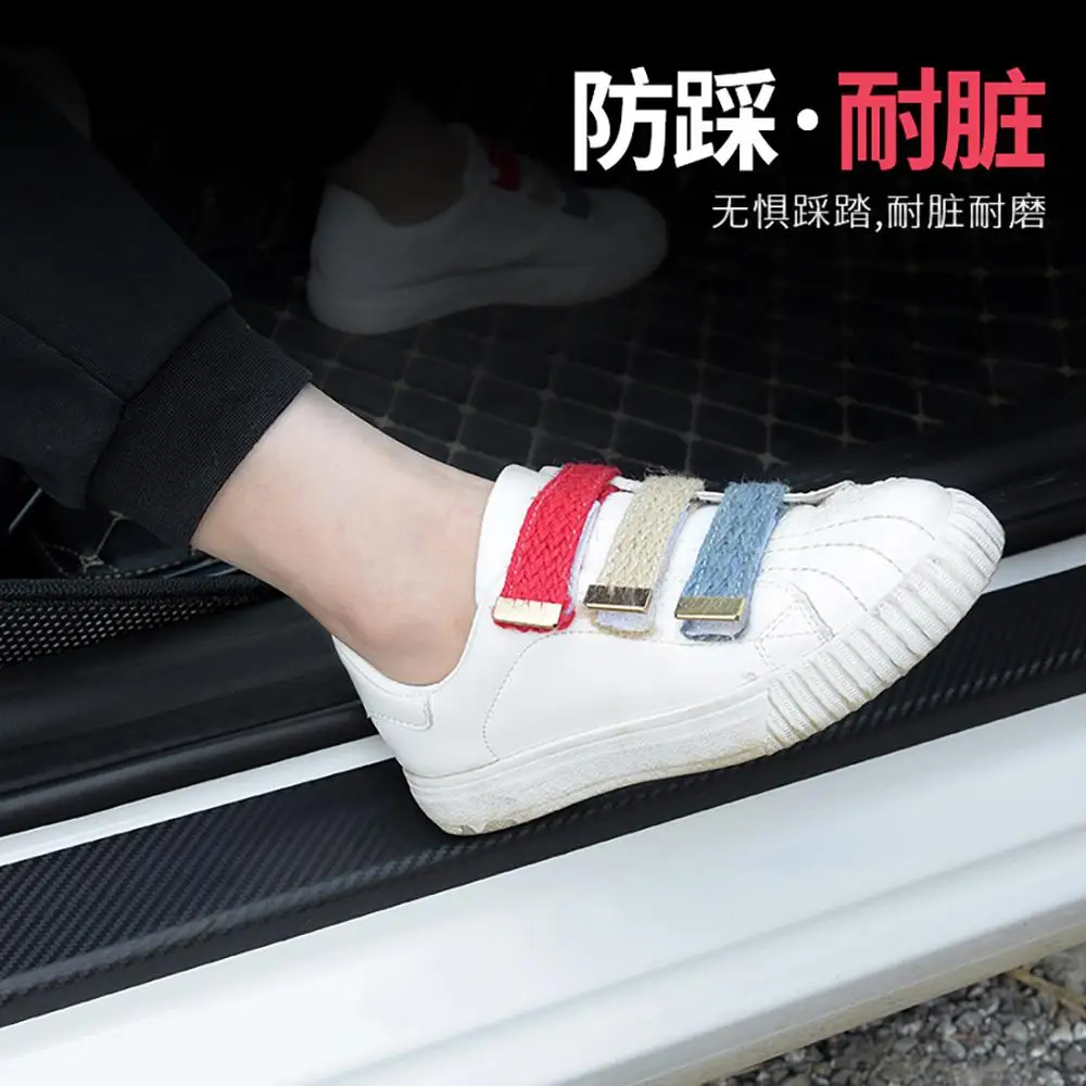 

4Pcs Car Door Sill Plate Stickers For MAZDA CX-5 CX5 Auto Scuff Plate Anti Scratch Protector Decal Car Tuning Accessories