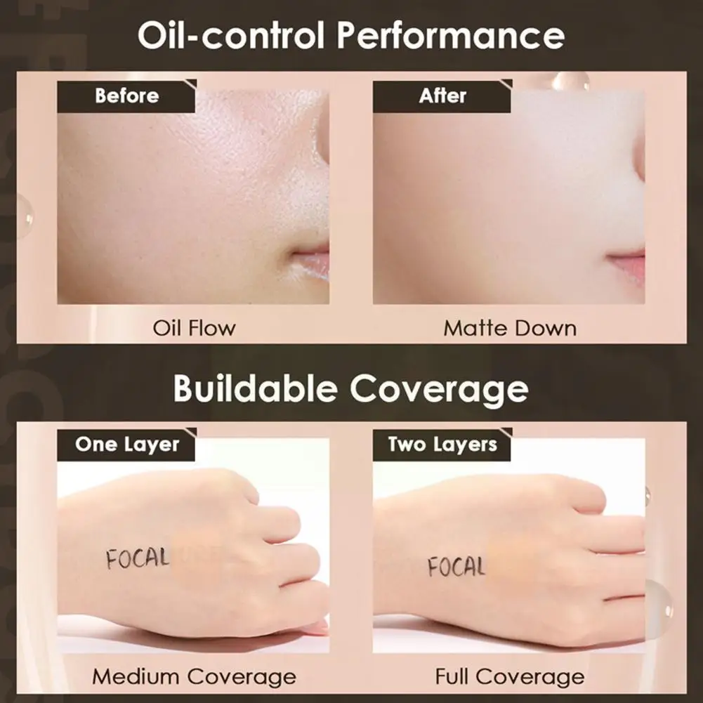 

Moisturizing and Lightweight Clothing Paste Concealed Pores for Long Times Without Makeup Matte Liquid Foundation R7Q1