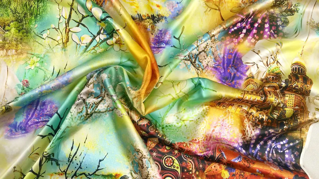 Ткань из супер Франции ткань тяжелого шелка и сатина для одежды рубашка блузка