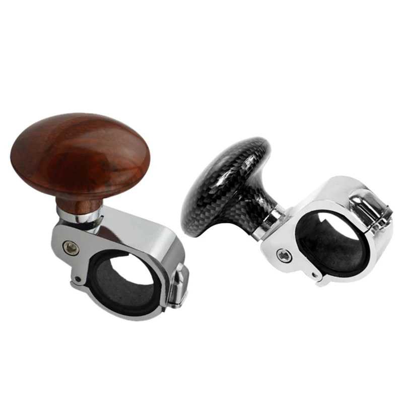 Авто Руль Самоубийство Spinner Ручка Усилитель I293B: коричневый|Рулевые колеса и