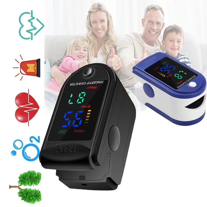Digital Medical Portable Finger Pulse Oximeter With Bag blood oxygen Heart Rate Saturation Meter Oximetro de dedo |