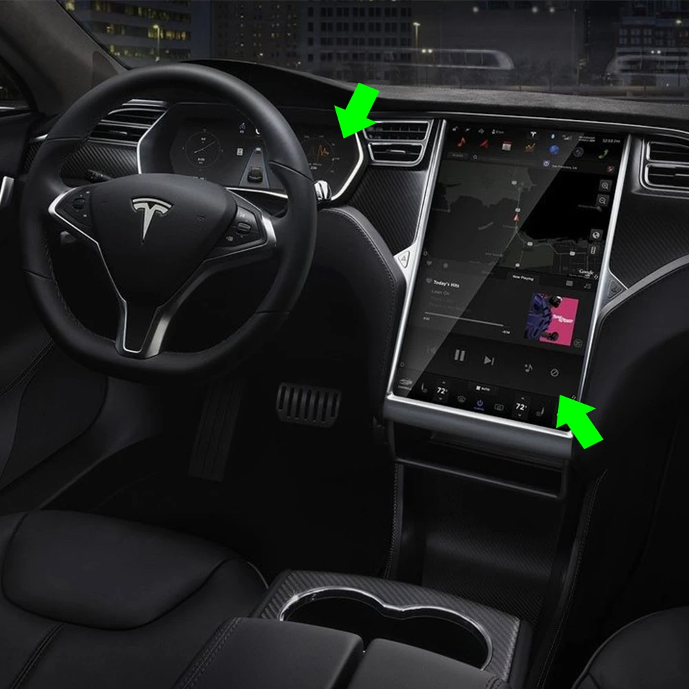 heenvn tempered glass for tesla model 3 y s x 2021 accessories center control touchscreen car navigation screen protector film free global shipping