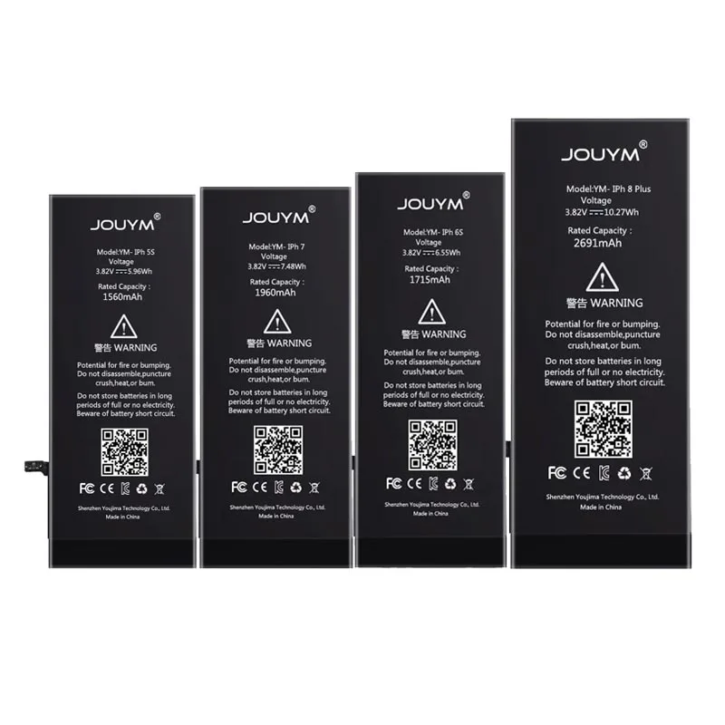 Оригинальный аккумулятор для телефона JOUYM iPhone 6 6S 7 8 5S 5 SE plus сменная качественная