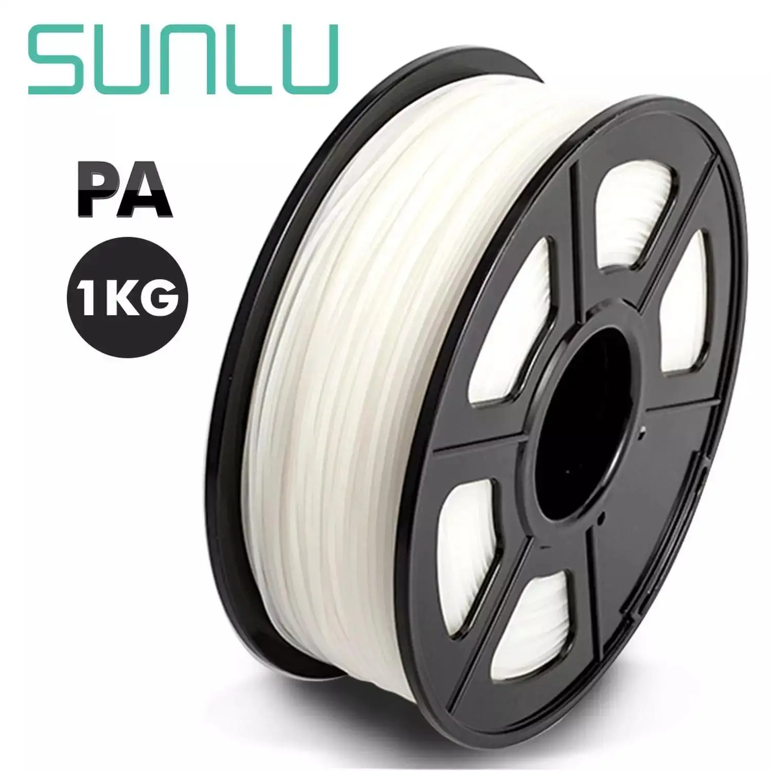 SUNLU 3D Printer Filament transparent PA Nylon filament 1.75mm 1KG/2.2LB with Spool in High Quality and No Bubbles loading=lazy