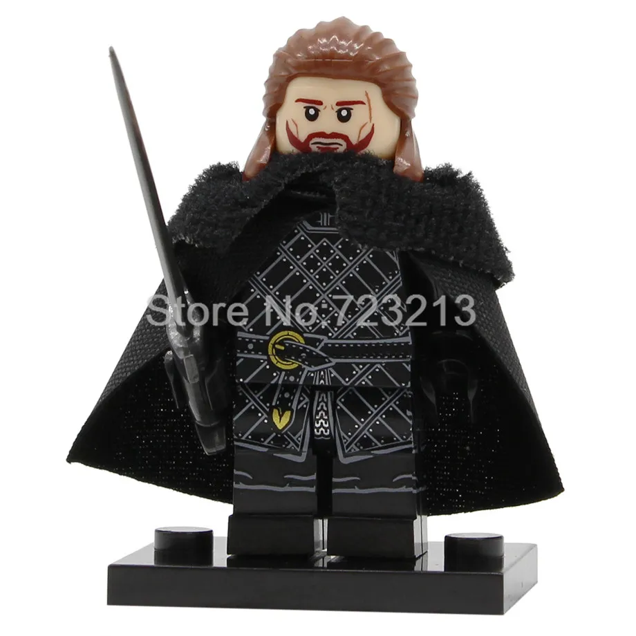Benjen Stark Новая игра престолов Сезон 8 фигурка Джон Сноу беньен Старк белый ходунки Wights Джор мормонт самвелл Тарли строительные блоки игрушки - Цвет: Benjen Stark