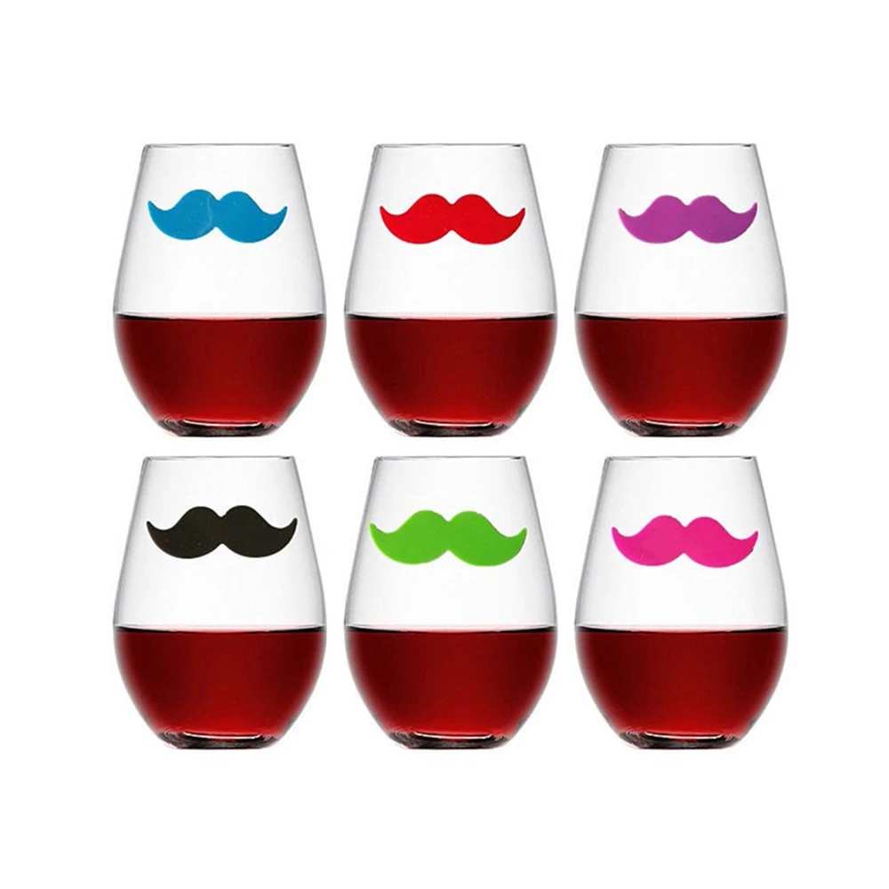 6 шт./компл. из силикатный гель для вина Стекло Стикеры напиток холодильная Еда