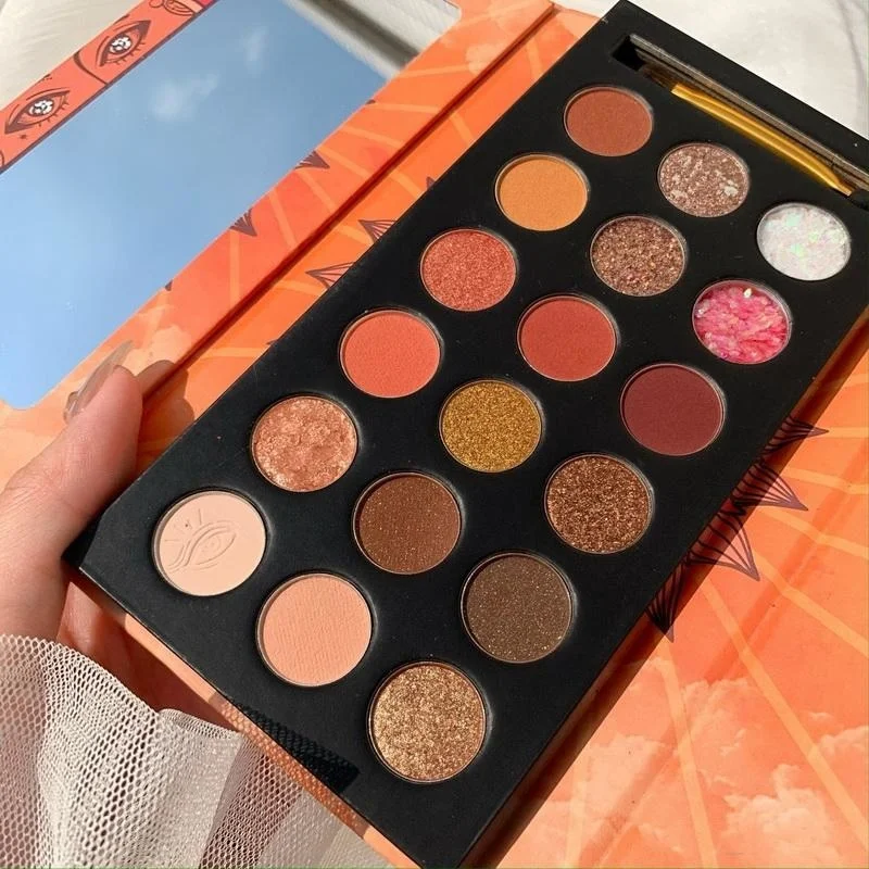 

Glitter 18 Colors Eye Sequins Shadow Palette Shimmer Matte Eye Shadow Eye Makeup Palette eye Brightener Shadow Beauty Cosmetics