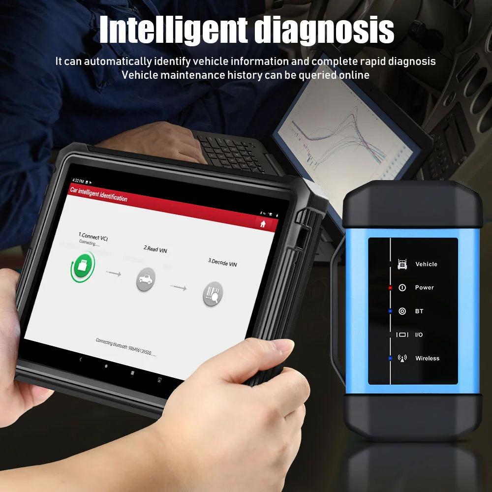 LAUNCH X431 V+ Heavy Duty HD Module Wireless 24V Truck Diesel Car Diagnostic Tools Full System Obd2 Scanner Auto Tool | Автомобили и
