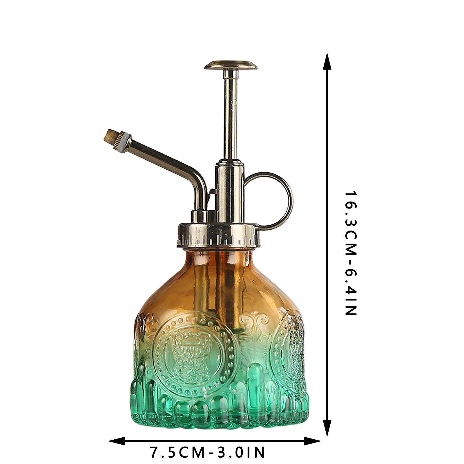 1pc Plant Flower Glass Garden Watering Pot Mister 300ml Water Cans Sprayer Bottle Spray Irrigation Supplies Hairdressing Tool |